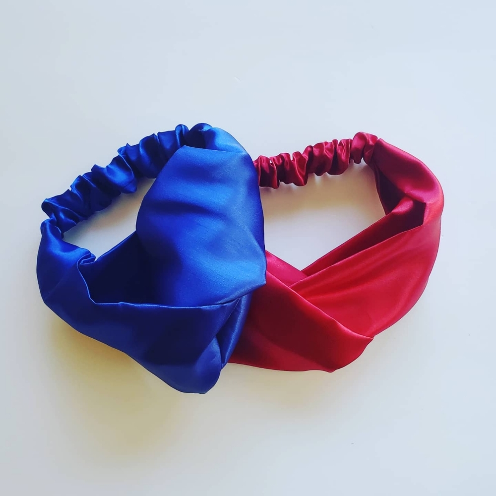 Satin Twisted Turban Headbands